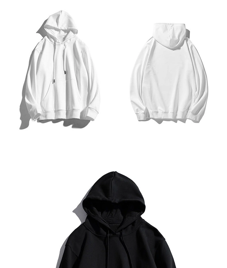 Casual Drawstring Hooded Sweatshirt Unisex Sports Hoodie Mens Pullover Sweats