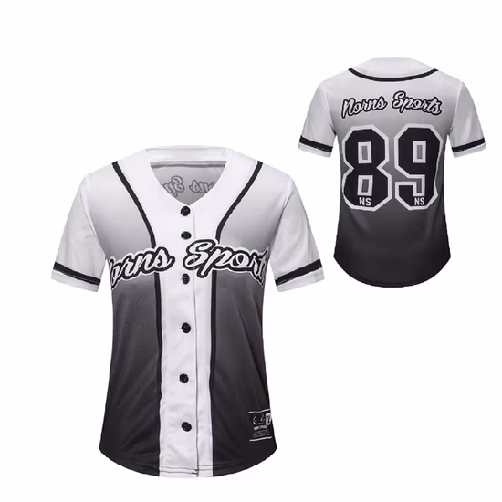 Personalisiertes Sportswear-Baseballtrikot aus atmungsaktivem Polyester nach Maß