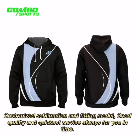 Combo Sublimated Sportswear Custom Hoodies Herren Sweatshirt